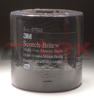 3M Scotch-Brite role Multi-Flex šedá 102x203mm