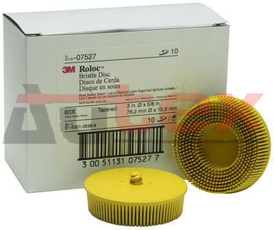 3M Bristle Discs roloc, střední žlutý 75 mm